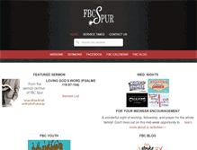 Tablet Screenshot of fbcspur.org